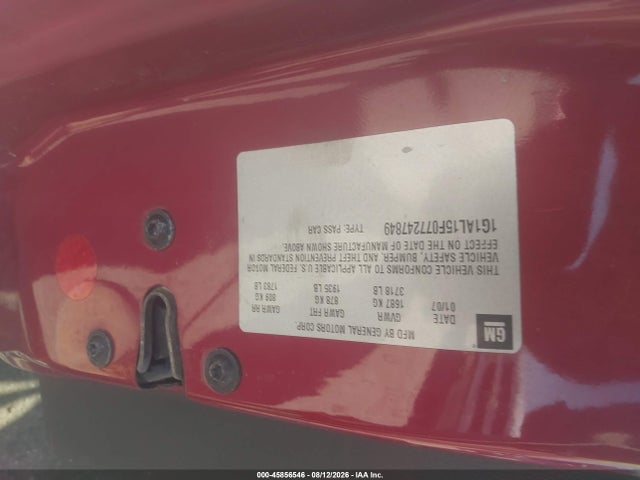 صورة 9 لـ 2007 Chevrolet COBALT LT