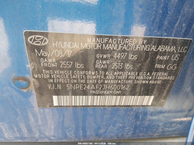 2018 Hyundai SONATA SE 照片 9