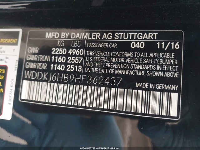 2017 Mercedes-BENZ E 400 4MATIC 照片 9