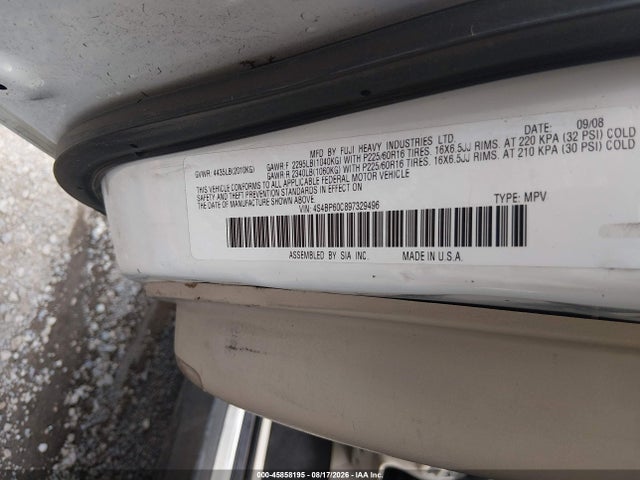 2009 Subaru OUTBACK 2.5I 照片 9
