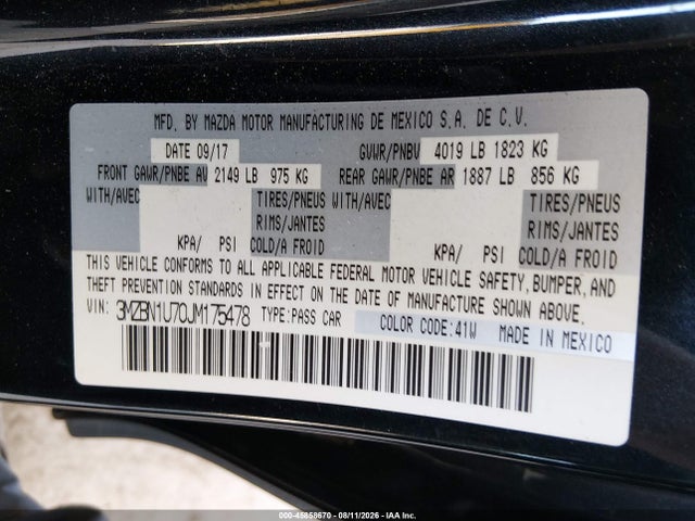 صورة 9 لـ 2018 Mazda MAZDA3 SPORT