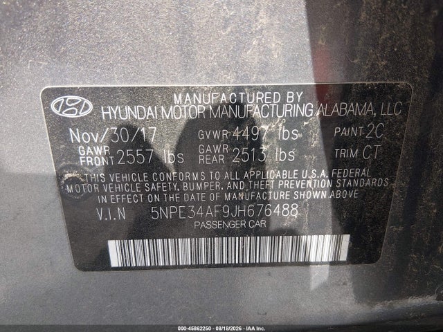 صورة 9 لـ 2018 Hyundai SONATA SEL