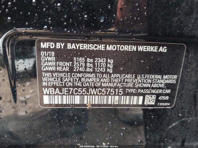 صورة 9 لـ 2018 BMW 540I XDRIVE