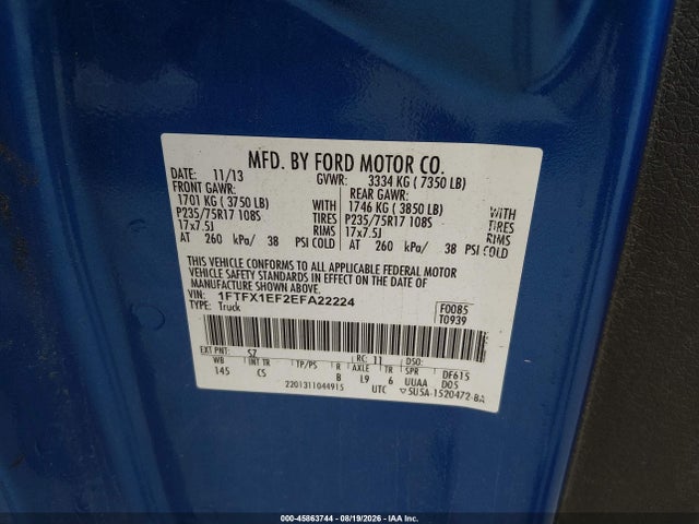 صورة مصغرة 9 لـ 2014 FORD F-150 STX