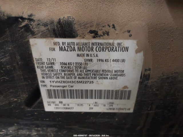 صورة 9 لـ 2012 Mazda MAZDA6 I TOURING