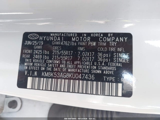 2019 HYUNDAI KONA EV ULTIMATE 9