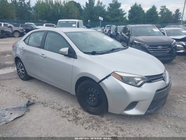 2016 TOYOTA COROLLA LE