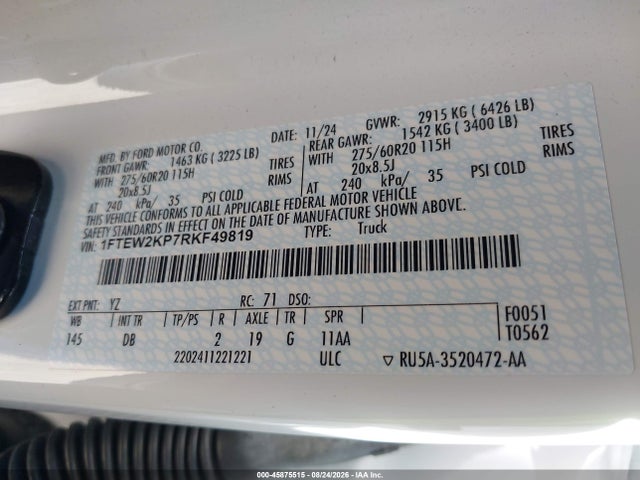 2024 FORD F-150 STX 9
