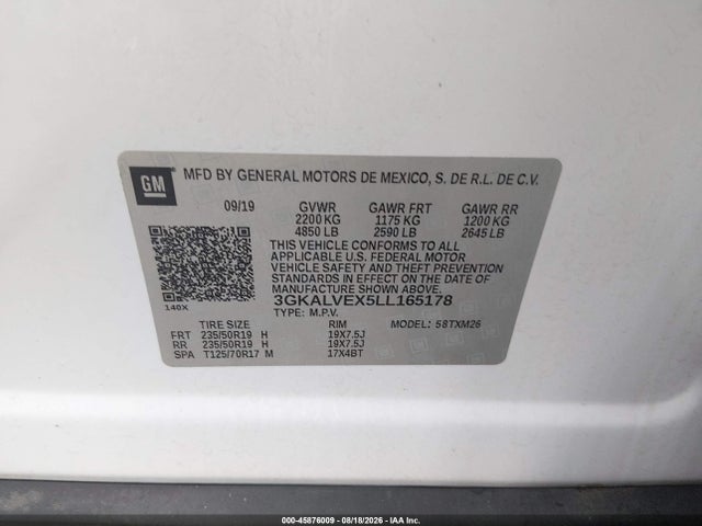 2020 GMC TERRAIN AWD SLT 9