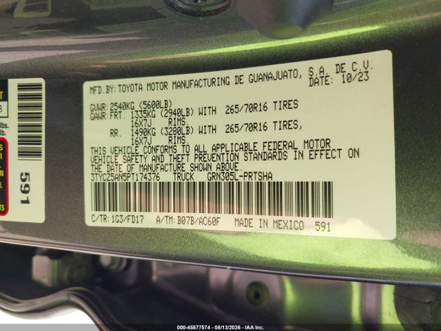 2023 TOYOTA TACOMA TRD OFF ROAD 9
