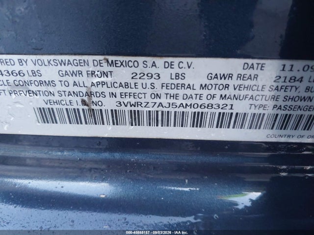 2010 Volkswagen JETTA SE 照片 9