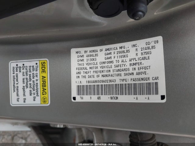 صورة 9 لـ 2009 Acura TL 3.5