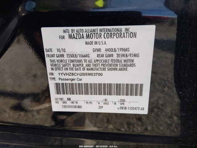 2011 Mazda MAZDA6 I TOURING 照片 9