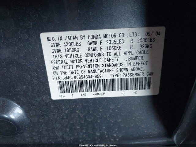 2004 Acura TSX 缩略图 9