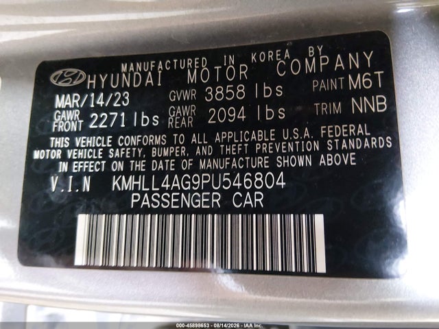 2023 HYUNDAI ELANTRA SE 9