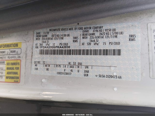 2023 FORD TRANSIT-350 PASSENGER VAN XL 9