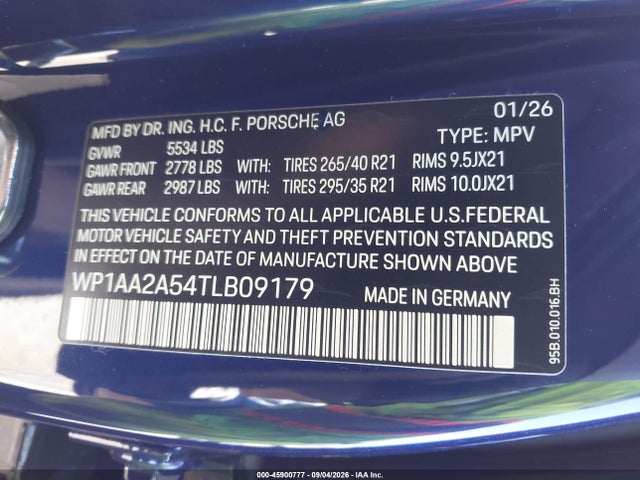2026 PORSCHE MACAN T 9