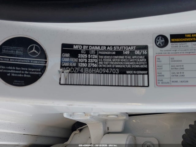 2017 MERCEDES-BENZ E 300 9