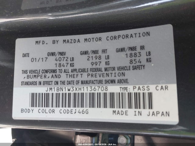 2017 Mazda MAZDA3 GRAND TOURING 照片 9