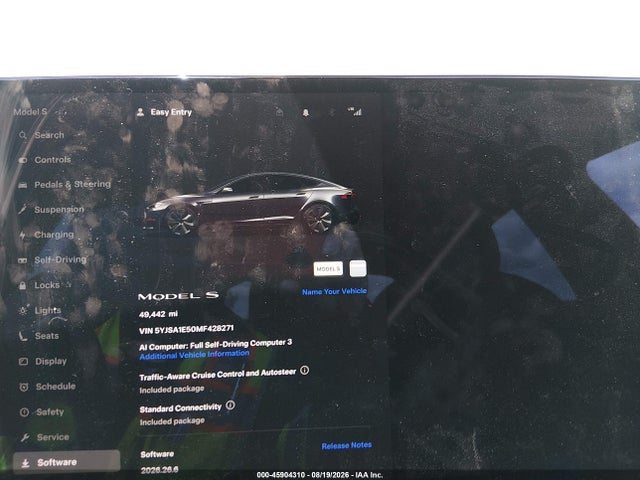 2021 Tesla MODEL S LONG RANGE DUAL MOTOR ALL-WHEEL DRIVE 缩略图 7