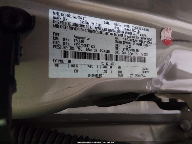 2016 FORD C-MAX HYBRID SE — фото 9