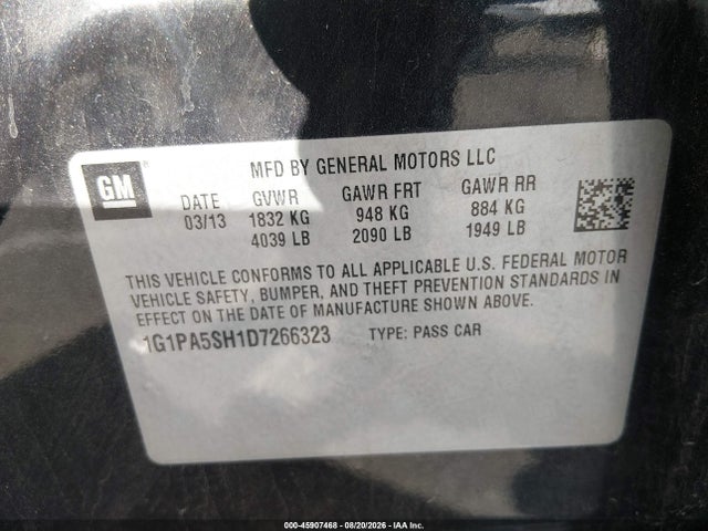 2013 Chevrolet CRUZE LS AUTO 照片 9