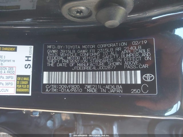 صورة مصغرة 9 لـ 2020 Toyota COROLLA HYBRID LE