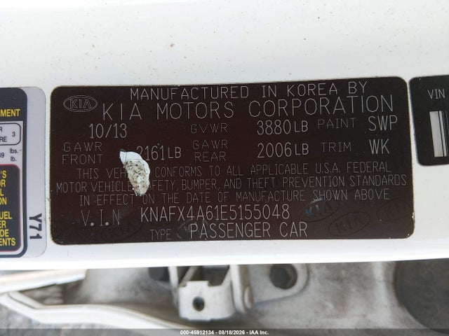 2014 KIA FORTE LX — миниатюра 9