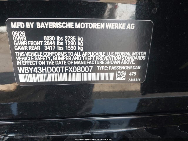 2026 BMW I4 GRAN COUPE XDRIVE40 9