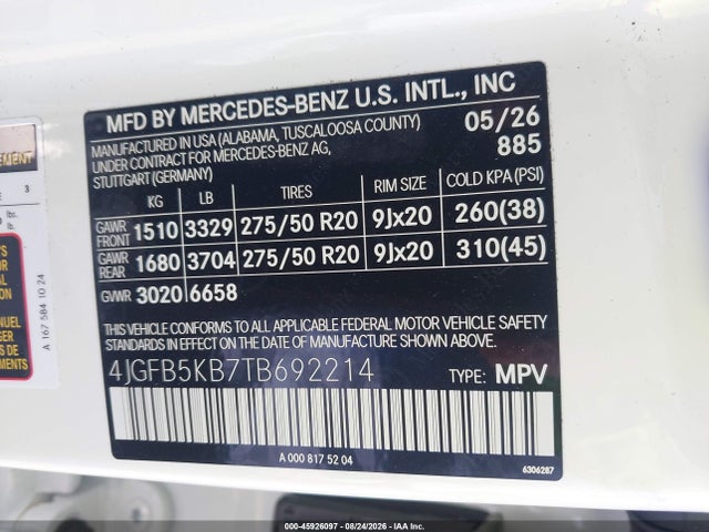 2026 MERCEDES-BENZ GLE 450 4MATIC 9