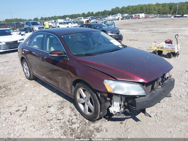 2012 VOLKSWAGEN PASSAT 2.5L SE