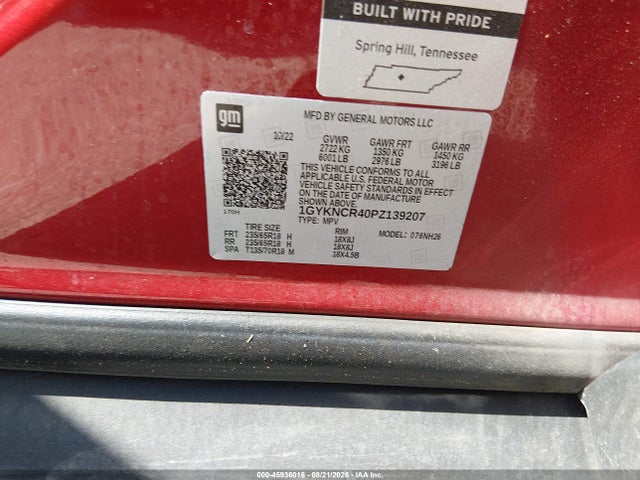 2023 CADILLAC XT5 FWD PREMIUM LUXURY 9