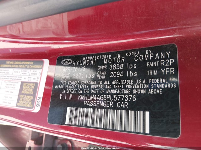 2023 HYUNDAI ELANTRA SEL 9