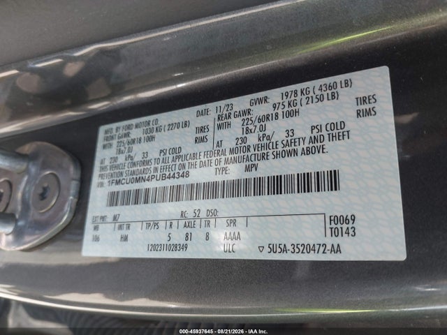 2023 FORD ESCAPE ST-LINE 9
