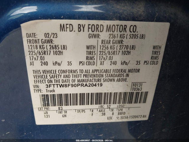 2023 FORD MAVERICK LARIAT 9