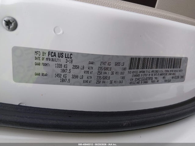 2018 CHRYSLER PACIFICA TOURING L PLUS 9