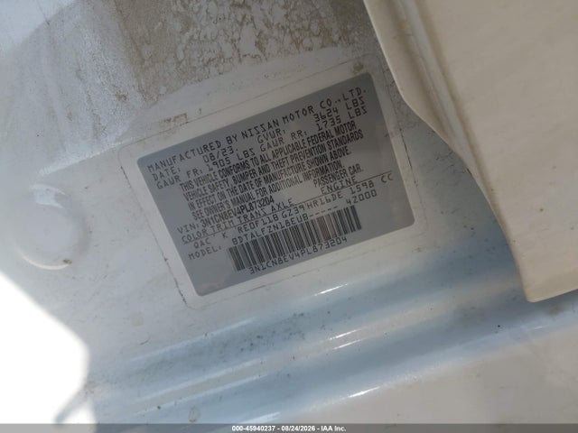2023 NISSAN VERSA 1.6 SV XTRONIC CVT 9
