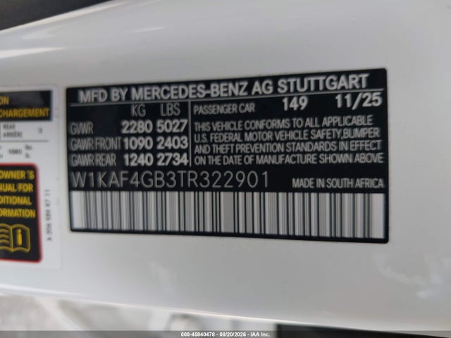 2026 MERCEDES-BENZ C 300 9