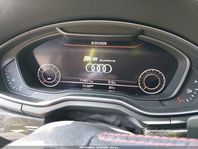 2018 AUDI S5 3.0T PREMIUM PLUS 7