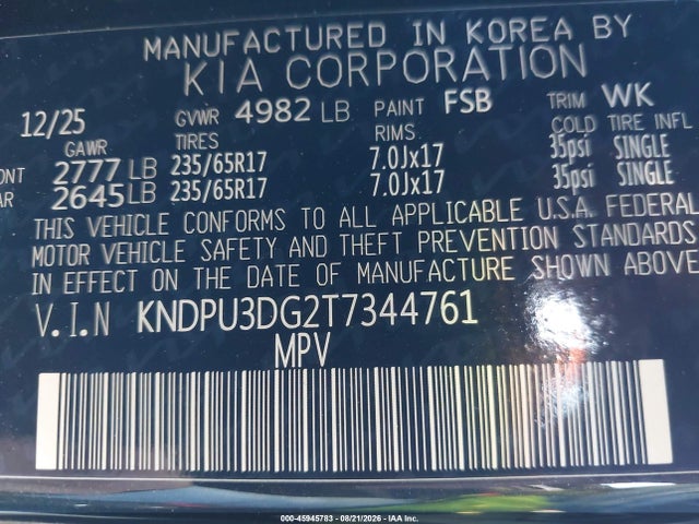 2026 KIA SPORTAGE HYBRID LX 9