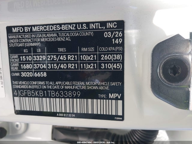 2026 MERCEDES-BENZ GLE 450 4MATIC 9