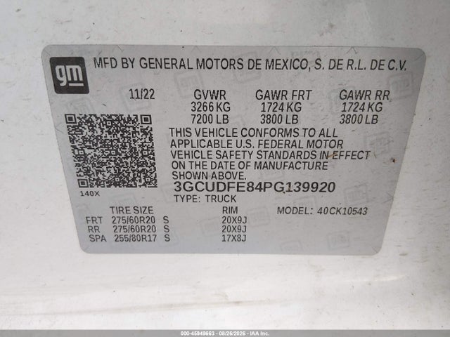2023 CHEVROLET SILVERADO 1500 4WD SHORT BED LT TRAIL BOSS 9