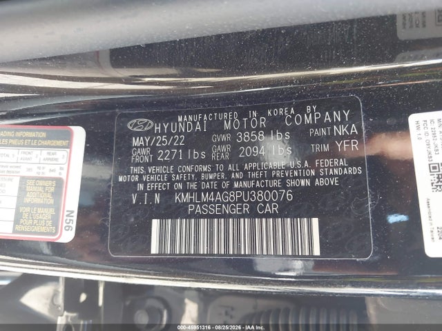 2023 HYUNDAI ELANTRA SEL 9