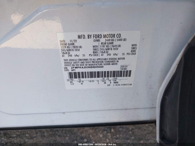 2022 FORD EDGE SEL 9
