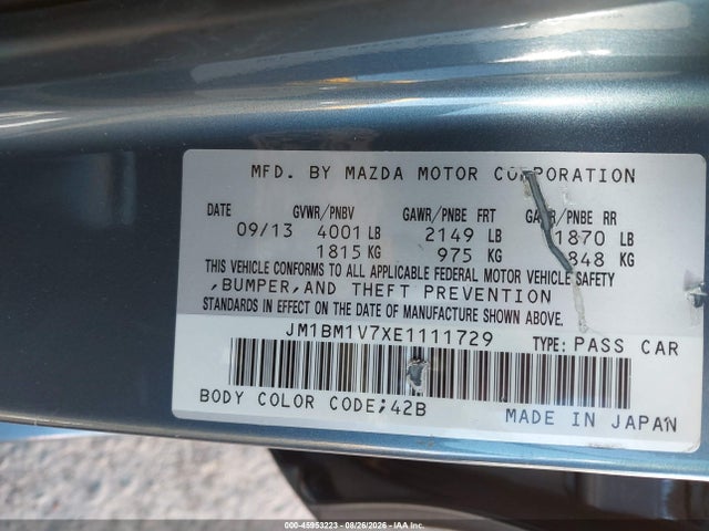2014 Mazda MAZDA3 I TOURING — фото 9