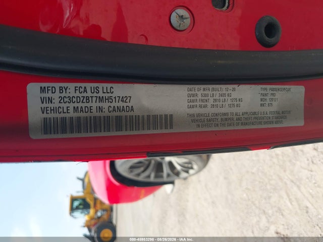 2021 DODGE CHALLENGER R/T 9