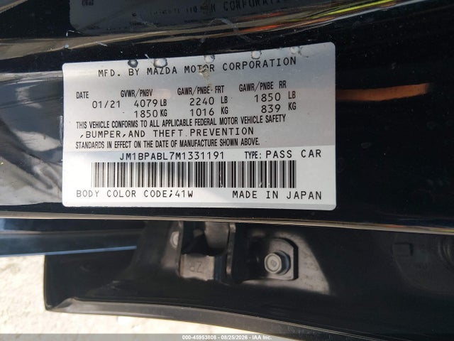 2021 MAZDA MAZDA3 SELECT 9