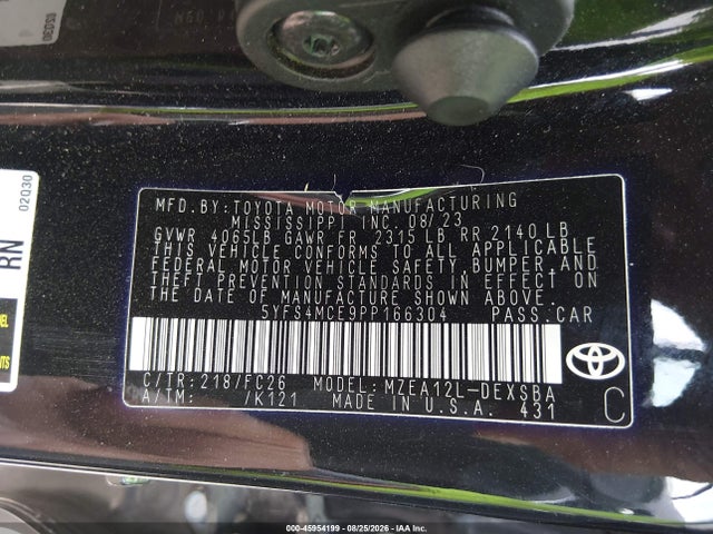 2023 TOYOTA COROLLA SE 9