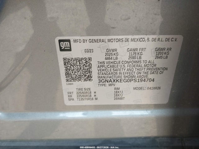 2023 CHEVROLET EQUINOX FWD LT 9