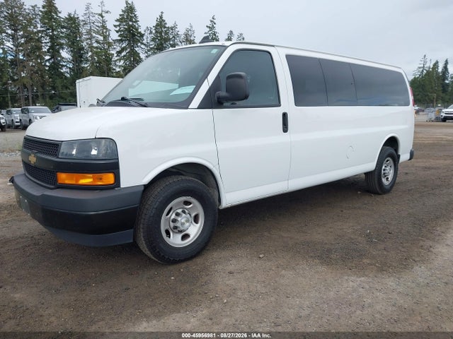 2023 CHEVROLET EXPRESS PASSENGER RWD 3500 EXTENDED WHEELBASE LS 2